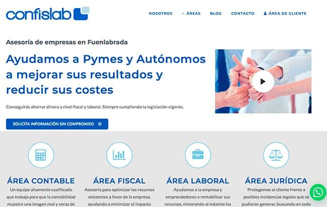 portfolio diseño web beeway