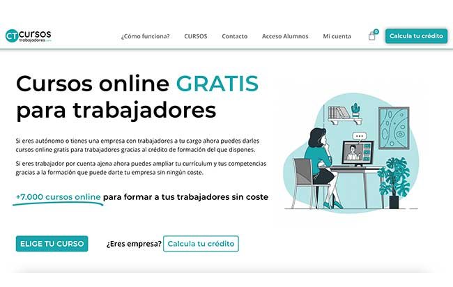 diseño web cursostrabajadores.com