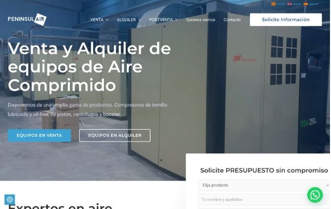 pantallazo web peninsulair