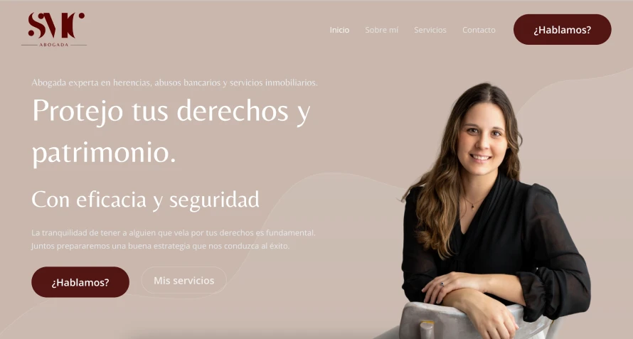 diseño web para abogada